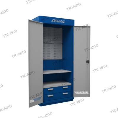 Металлический шкаф KronVuz Box1222 5005/7012 Металлический шкаф KronVuz Box1222 5005/7012