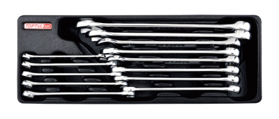 Набор комбинированных ключей 8-24мм, 13 пр., в ложементе (A) TOPTUL GAAT1302