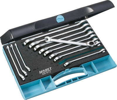 Набор комбинированных ключей с трещоткой Hazet 606/12 Набор комбинированных ключей с трещоткой Hazet 606/12