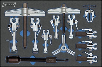 Набор съемников  в ложементе 10 предметов Hazet 163-69/10